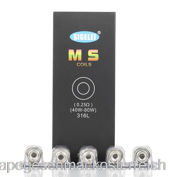 Sigelei MS Ersatzspulen 0,25 Ohm MS Spulen Vape Geschmack